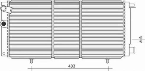 Magneti Marelli 350213981000 - Radiator, mühərrikin soyudulması furqanavto.az