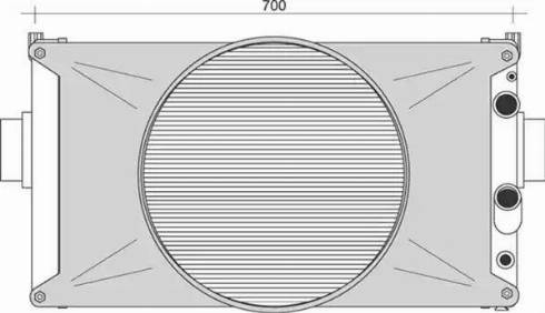 Magneti Marelli 350213937000 - Radiator, mühərrikin soyudulması furqanavto.az