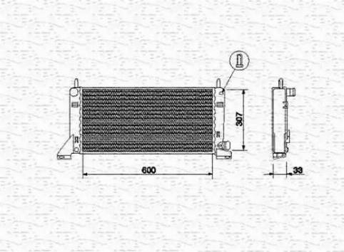 Magneti Marelli 350213464000 - Radiator, mühərrikin soyudulması furqanavto.az