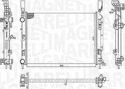 Magneti Marelli 350213142600 - Radiator, mühərrikin soyudulması furqanavto.az