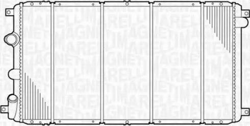 Magneti Marelli 350213103100 - Radiator, mühərrikin soyudulması furqanavto.az