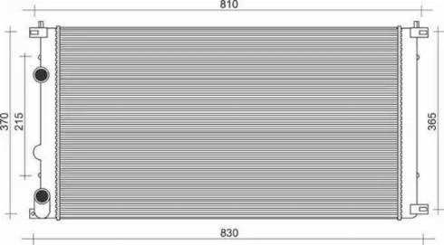 Magneti Marelli 350213102900 - Radiator, mühərrikin soyudulması furqanavto.az