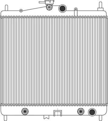 Magneti Marelli 350213111900 - Radiator, mühərrikin soyudulması furqanavto.az