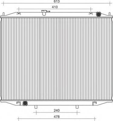 Magneti Marelli 350213111800 - Radiator, mühərrikin soyudulması furqanavto.az