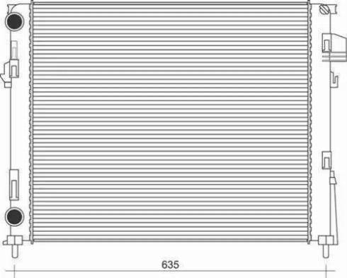 Ava Quality Cooling RT 2303 - Radiator, mühərrikin soyudulması furqanavto.az