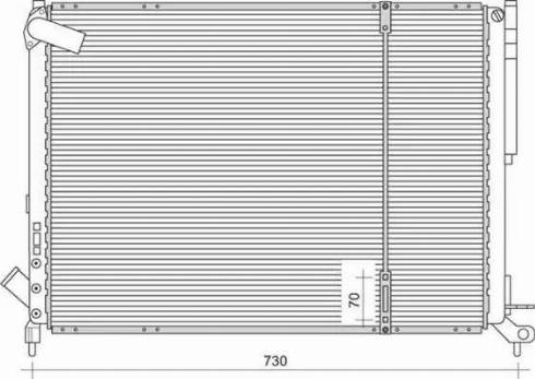 Magneti Marelli 350213113300 - Radiator, mühərrikin soyudulması furqanavto.az