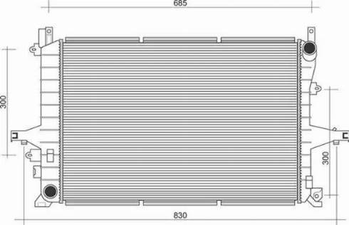 Magneti Marelli 350213117200 - Radiator, mühərrikin soyudulması furqanavto.az