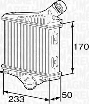 Magneti Marelli 350213127700 - Radiator, mühərrikin soyudulması furqanavto.az