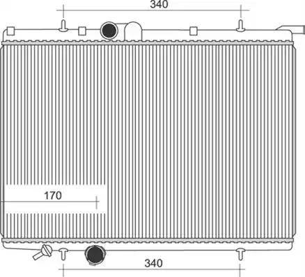 Magneti Marelli 350213882000 - Radiator, mühərrikin soyudulması furqanavto.az