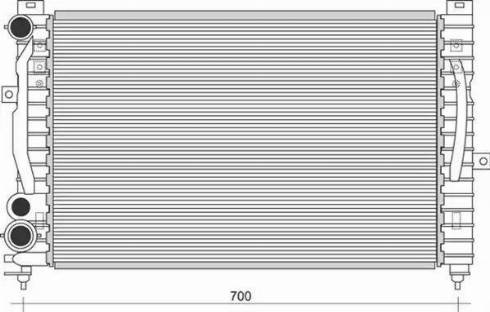 Magneti Marelli 350213836000 - Radiator, mühərrikin soyudulması furqanavto.az