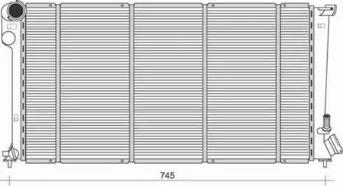 Magneti Marelli 350213876000 - Radiator, mühərrikin soyudulması furqanavto.az