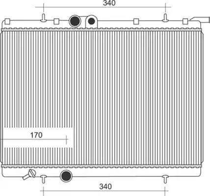 Magneti Marelli 350213872000 - Radiator, mühərrikin soyudulması furqanavto.az