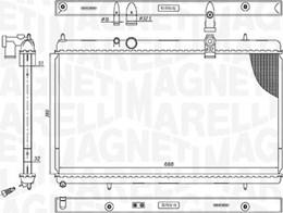 Magneti Marelli 350213200900 - Radiator, mühərrikin soyudulması furqanavto.az