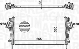 Magneti Marelli 351319204440 - Intercooler, şarj cihazı furqanavto.az