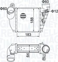 Magneti Marelli 351319204740 - Intercooler, şarj cihazı furqanavto.az