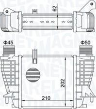 Magneti Marelli 351319204710 - Intercooler, şarj cihazı furqanavto.az