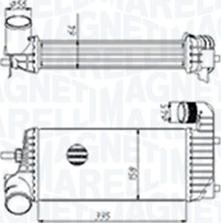 Magneti Marelli 351319205440 - Intercooler, şarj cihazı furqanavto.az