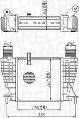 Magneti Marelli 351319205320 - Intercooler, şarj cihazı furqanavto.az