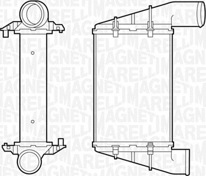 Magneti Marelli 351319201160 - Intercooler, şarj cihazı furqanavto.az