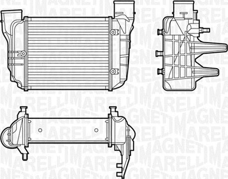 Magneti Marelli 351319201170 - Intercooler, şarj cihazı furqanavto.az