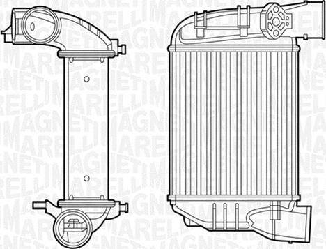 Magneti Marelli 351319201200 - Intercooler, şarj cihazı furqanavto.az