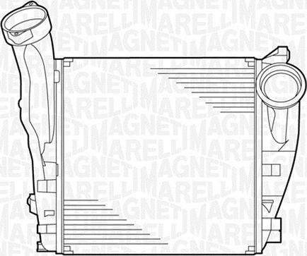 Magneti Marelli 351319201770 - Intercooler, şarj cihazı furqanavto.az