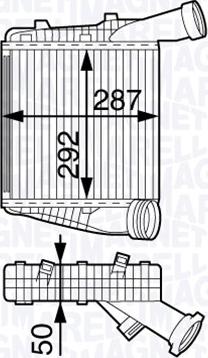 Magneti Marelli 351319202400 - Intercooler, şarj cihazı furqanavto.az