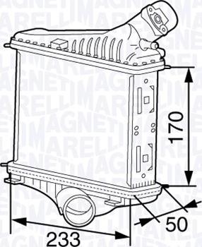 Magneti Marelli 351319202660 - Intercooler, şarj cihazı furqanavto.az