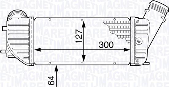 Magneti Marelli 351319202200 - Intercooler, şarj cihazı furqanavto.az