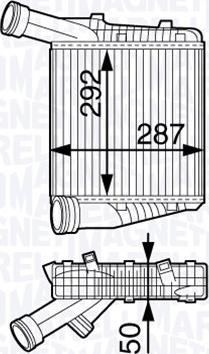 Magneti Marelli 351319202230 - Intercooler, şarj cihazı furqanavto.az