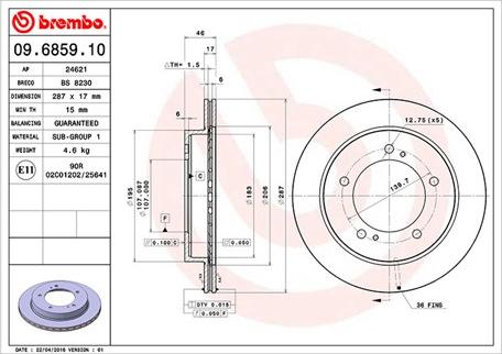 Magneti Marelli 360406046100 - Əyləc Diski furqanavto.az