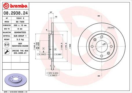 Magneti Marelli 360406040200 - Əyləc Diski furqanavto.az