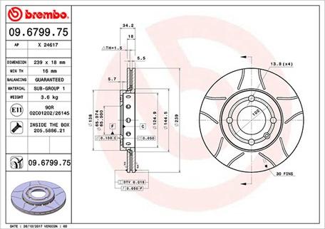 Magneti Marelli 360406048905 - Əyləc Diski furqanavto.az