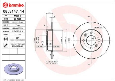 Magneti Marelli 360406042200 - Əyləc Diski www.furqanavto.az