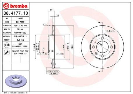 Magneti Marelli 360406047900 - Əyləc Diski www.furqanavto.az