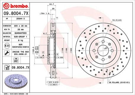 Magneti Marelli 360406064502 - Əyləc Diski furqanavto.az