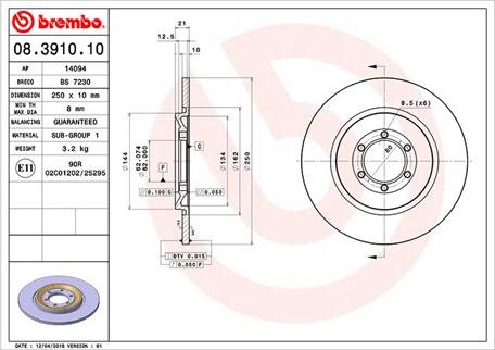 Magneti Marelli 360406009700 - Əyləc Diski furqanavto.az