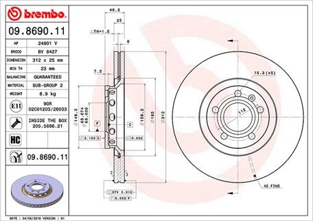 Magneti Marelli 360406001601 - Əyləc Diski furqanavto.az