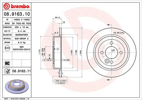 Magneti Marelli 360406002800 - Əyləc Diski furqanavto.az