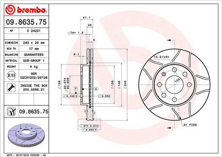 Magneti Marelli 360406039305 - Əyləc Diski furqanavto.az