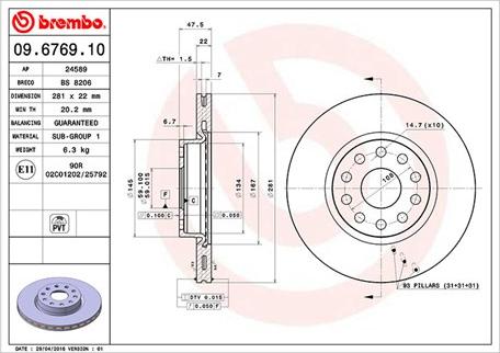 Magneti Marelli 360406029000 - Əyləc Diski furqanavto.az