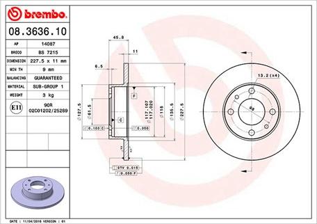 Magneti Marelli 360406020400 - Əyləc Diski furqanavto.az