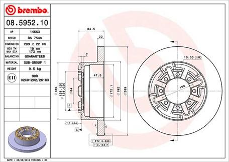 Magneti Marelli 360406022900 - Əyləc Diski furqanavto.az