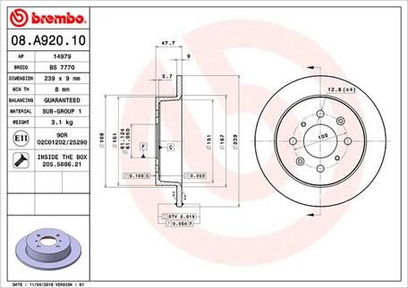 Magneti Marelli 360406079400 - Əyləc Diski furqanavto.az