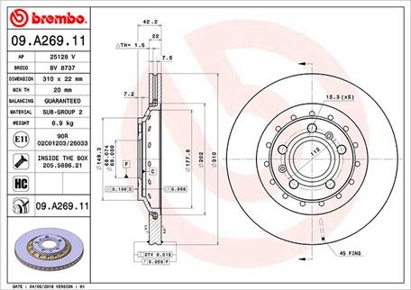 Magneti Marelli 360406070401 - Əyləc Diski furqanavto.az