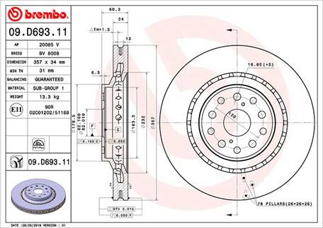 Magneti Marelli 360406169001 - Əyləc Diski furqanavto.az