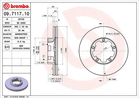 Magneti Marelli 360406105800 - Əyləc Diski furqanavto.az