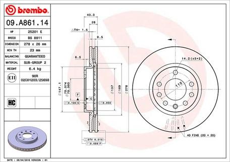 Magneti Marelli 360406103200 - Əyləc Diski furqanavto.az