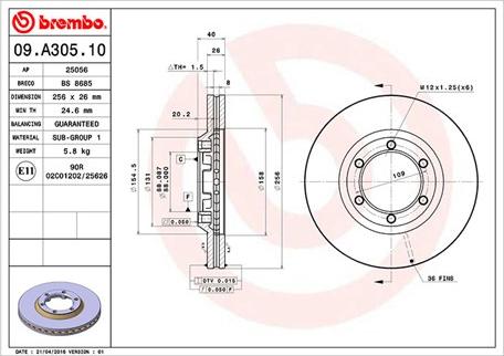 Magneti Marelli 360406126500 - Əyləc Diski furqanavto.az