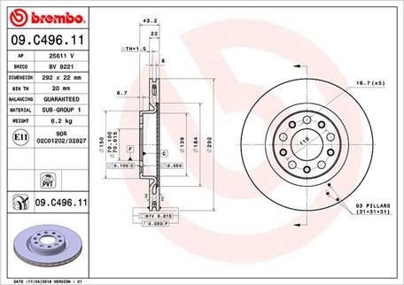 Magneti Marelli 360406127701 - Əyləc Diski furqanavto.az